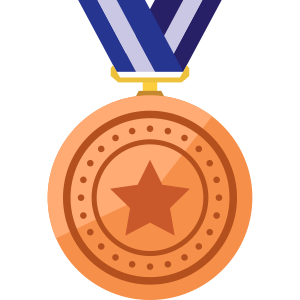 Ícone medalha de bronze